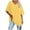 Yellow, variant on Women's Loose Fit Neck Short Sleeve Striped Casual T Shirt Tops for Women Casual Summer Long Sleeve Shirt Women for Layering Casual Shirts for Women Women Shirt Polyester Spandex Compression