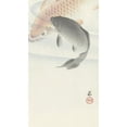 thumbnail image 3 of Ohara Koson 12x18 Black Modern Framed Museum Art Print Titled - Two Carps (1900 - 1930), 3 of 5