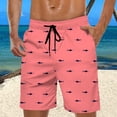 thumbnail image 2 of CHENge Swim Shorts Men Breathable Funny/novelty Print Quick-Dry Beach Swimming Shorts with Pockets Upf 50+ Sun Protection Beach Wear, 2 of 4