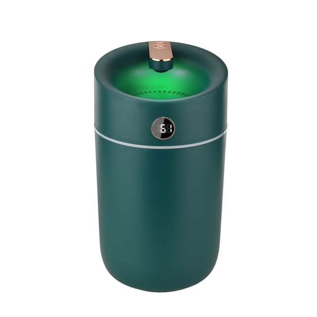 3L Large Capacity Air Humidifier Cool Mist Humidifiers Air Vaporizer with Real-Time Display Screen Colorful Night Light for Bedroom Living Room