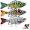 3 Colors Set (C+D+E), variant on Fishing Gear - Bionic Swimming Bait,  Bionic Swimming Bait,  Bionic Fishing Lures That Swim by Itself, Suitable for All Kinds of Fishing Waters