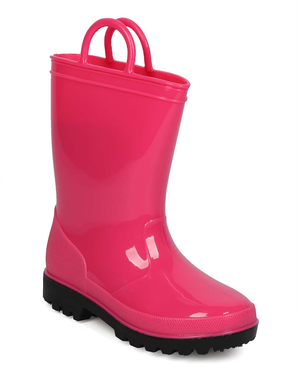 New Girl Spit Jelly Round Toe Pull On Tab Rain Boot Size 11 4