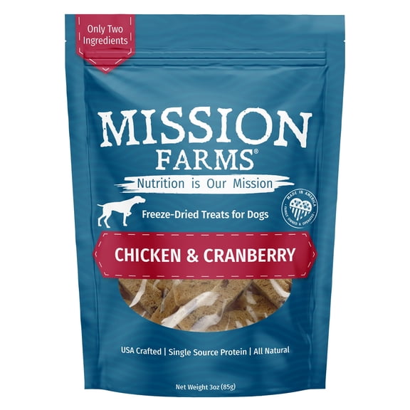Chicken & Cranberry Freeze-Dried Dog Treats