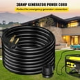 thumbnail image 2 of Welding Extension Cord 50ft MIG TIG Plasma Welding Cord 30A Extension Cord for Portable Welders, 2 of 7