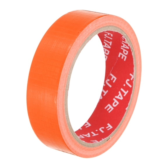 Uxcell Cloth Bookbinding Repair Tape Roll 0.98 Inch x 15 Yards Orange