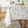 thumbnail image 5 of Korean Style Daisy Tassels Cotton Floral Tablecloth,Tea Table Decoration,Rectangle Table Cover for Kitchen Wedding Dining Room (Floral-white,90x140cm), 5 of 7