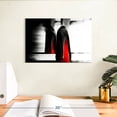 thumbnail image 3 of Elephant Stock Red Bottom Heels Pop Wall Art - Horizontal Canvas Wall Art - Living Room Wall Decor - Fashion And Beauty Canvas - White And Black Decor - 12" x 8", 3 of 8
