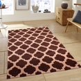 thumbnail image 1 of AllStar Brown Hand Made Modern. Transitional. design Area Rug with Dimensional hand-carving highlights (4' 11" x 6' 11"), 1 of 6