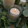 thumbnail image 5 of Elyon Tableware® 18 White Colored Unscented Wax Votive Candles in Glass Holder, 24 Hours Burn Time, 5 of 5