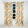 thumbnail image 4 of Designart "Zen Driftwood in the Tropics I" Tropical Room Darkening Curtain Panel, 4 of 6
