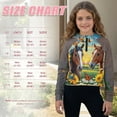 thumbnail image 4 of Chaqlin Sunflower Butterfly Horse Youth Zipper Sweatshirt with Pocket Quarter Zip Up Sweatshirts Trendy Sporty Pullover for Soccer Basketball Gym Size 9-10, 4 of 7
