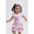 thumbnail image 2 of Disney Minnie Mouse Bodysuit, Skirt and Headband 3 Piece Outfit Set Gingham Newborn to Infant, 2 of 5