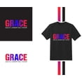 thumbnail image 3 of Women's Graphic T-shirt GRACE - God's Unmerited Favor (Medium), 3 of 4
