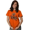 thumbnail image 4 of Spooky Cute Haunted Halloween Tree Plus Size Crewneck Graphic Tee Shirt Brisco Brands 2X, 4 of 5