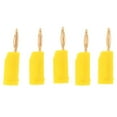 thumbnail image 2 of 5x Plated Male 2mm Copper Stackable Banana or yellow, 2 of 7
