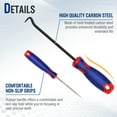 thumbnail image 3 of WORKPRO 9Pcs Precision Pick & Hook Set with Scraper, Automotive & Electronic Hand Tools, W000846A, 3 of 8