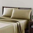 thumbnail image 3 of Allswell 4-Piece Soft & Silky Serenity 100% TENCEL™ Bed Sheets Set, Tan, Queen, 3 of 9