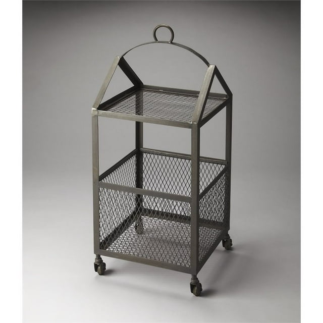 Butler Specialty Industrial Chic Square End Table in Gray