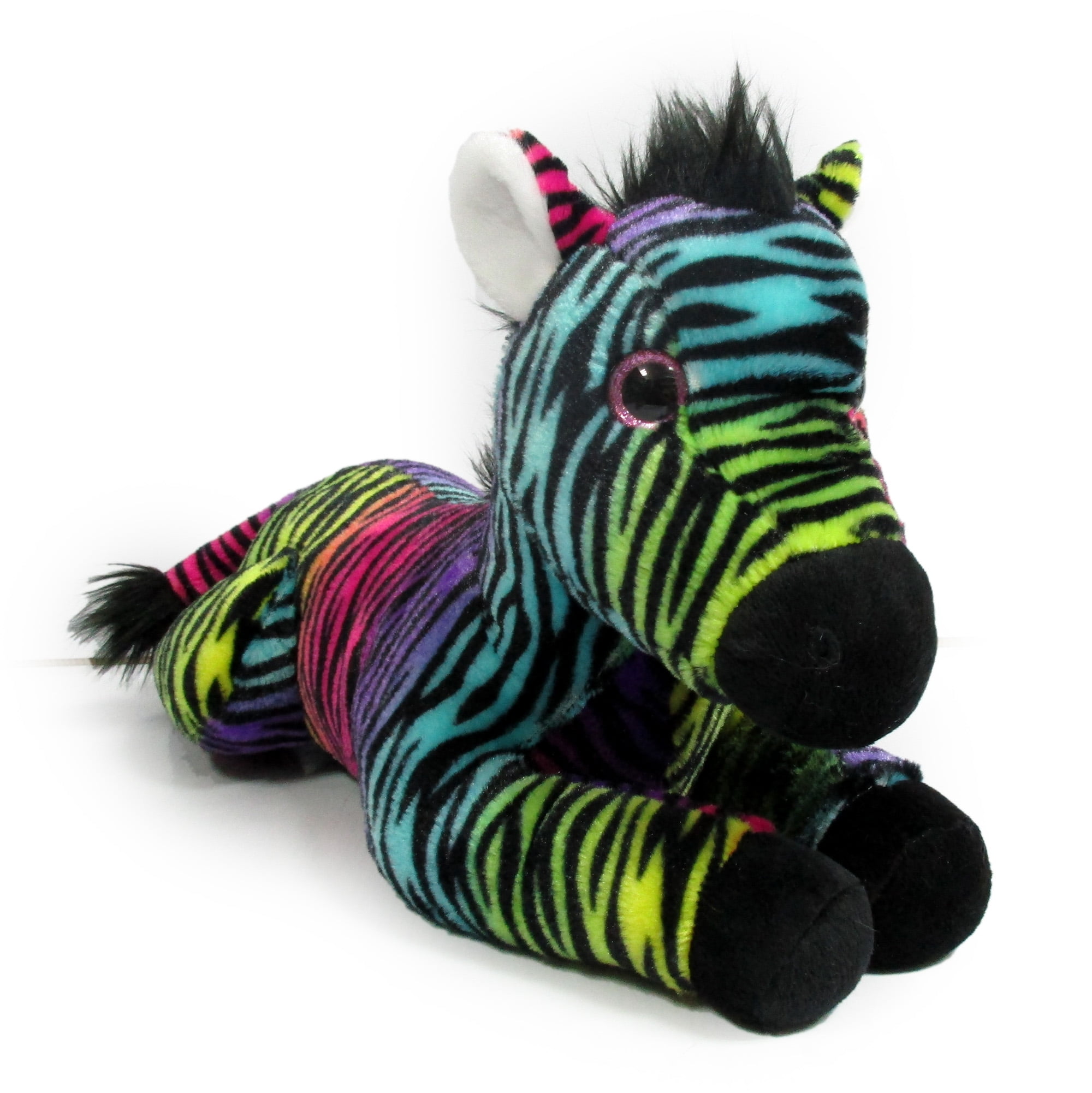 Plush Toy -19''L Floppy RAINBOW ZEBRA - Walmart.com - Walmart.com