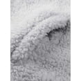 thumbnail image 4 of UKAP Ladies Jacket Plain Coat Solid Color Outwear Hoodie Winter Warm Overcoats Light Gray M, 4 of 5