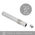 thumbnail image 3 of Pomogrenate Design Mezuzah Case (Hammered Silver with Gold pomogrenate, 12cm-5inch), 3 of 5