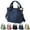 Dark Blue, variant on Tote Bag for Women,Large Capacity Multi-Pocket Canvas Tote Bag with Zipper,Crossbody Bag for Women Niche Lady Style，Green