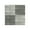 Crosshatch Silver, variant on FASÄDE Easy Installation Quattro Galvanized Steel Wall Panel (4' x 8' Panel)