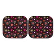 thumbnail image 7 of Windshield Sun Shade, Geometric Hearts Foldable Car Sun Shade Windshield for Front, 2 Pieces, 7 of 7