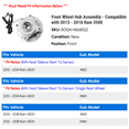 thumbnail image 2 of Front Wheel Hub Assembly - Compatible with 2013 - 2018 Ram 3500 2014 2015 2016 2017, 2 of 2