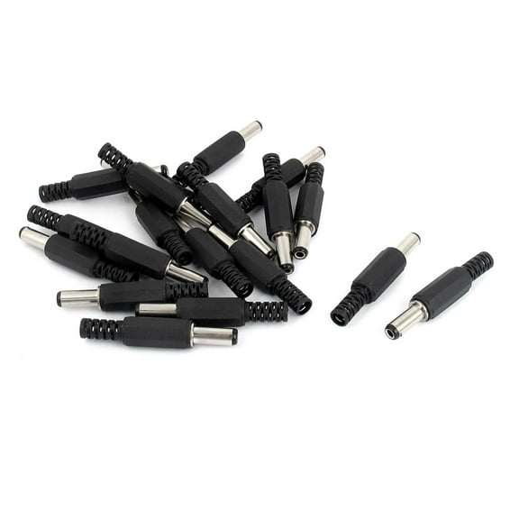 5.5mm x 2.5mm DC Power Male Plug Socket Adapter Connector 19pcs