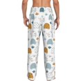 thumbnail image 6 of Mens Pajama Pants, Cute Doodle Turtles Soft Sleep & Lounge Pants for Men, Cuteness Casual PJ Bottoms Pants with Pockets, 6 of 7