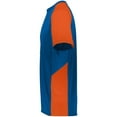 thumbnail image 3 of Augusta 2XL Cutter Jersey Royal/Orange 1517, 3 of 4