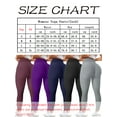 thumbnail image 2 of Women's High Waist Textured Butt Lifting Slimming Workout Leggings Tights Exercise Stretch Trousers, 2 of 6