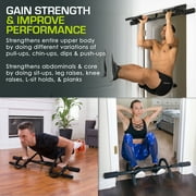 ProsourceFit Multi-Grip Chin-Up/Pull-Up Bar, Heavy Duty Doorway Trainer