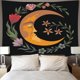 thumbnail image 2 of Tapicería con diseño de luna para pared, diseño estético, 150 x 150 cm, microtela, 2 of 2