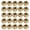 Natural Copper, variant on Uxcell Thread Cap Nuts Knob, Ball Screw Caps Furniture Lighting Hardware Fastening for Ceiling Light Pendant Lamp DIY Repair Home Lighting Electroplated Gold M3x9mm 15