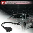 thumbnail image 2 of Cable de adaptador de conector de diagnóstico del automóvil OBD2 2x2 pines, cable de diagnóstico 12V 30cm 1 Pc, 2 of 6