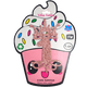 thumbnail image 2 of Cake Topper Rosa Glitter #1 Velin Fiestin Cake topper Glitter #1, 2 of 8
