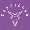 thumbnail image 2 of Girl's Lost Gods Zodiac Capricorn Line Symbol  Graphic Tee Purple Berry X Small, 2 of 4