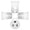 4, variant on 16 Pack, Light Socket Plug Adapter, Convert Light Bulb Socket to Outlet Adapter (White).