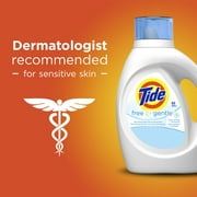 Tide Free & Gentle, 64 Loads Liquid Laundry Detergent, 100 fl oz