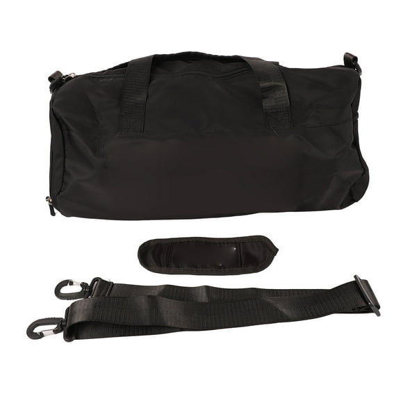 Bolsa de Deporte para Gimnasio Nikou con Lentejuelas Decorativas Color Negro 46x22x20cm