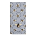 Kay Dee Designs Bee Inspired Embroidered Pocket Oven Mitt - 8x10 Inch, 100% Cotton, Heat Resistant