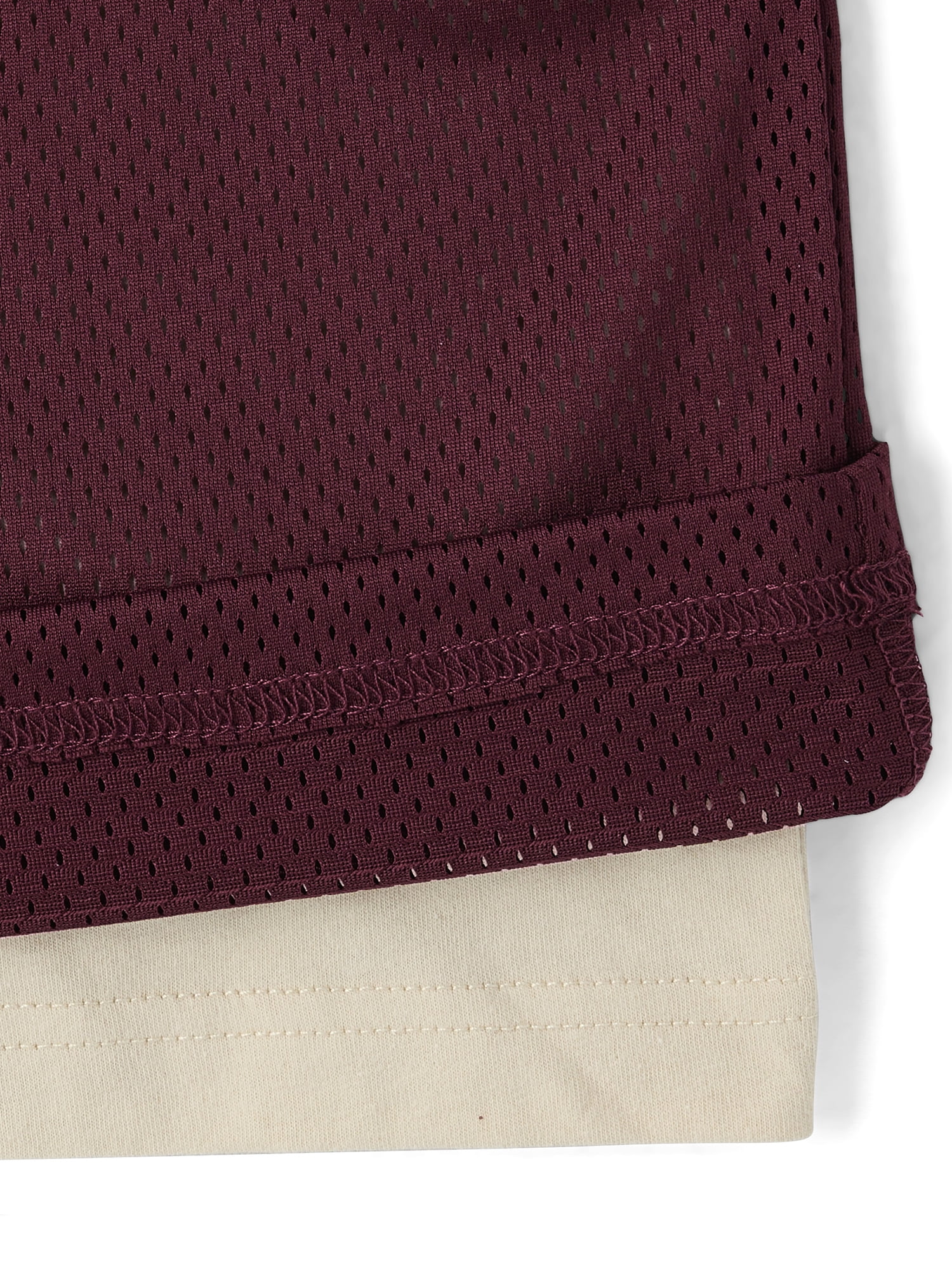 The Children's Place Boys Long Sleeve Quick Dry Varsity Mesh Layered Top, Sizes XS-XXL