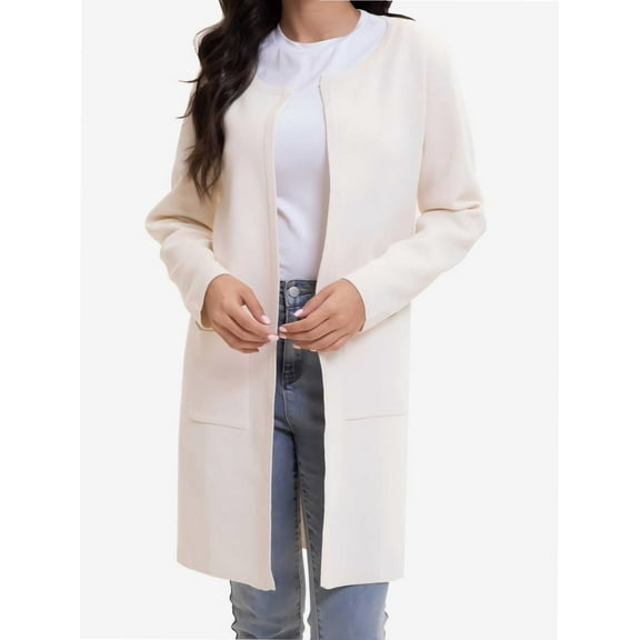 Cardigan Sweaters for Women Open Front Long Trench Coats Jacket Fall Winter Coatigan