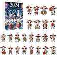 thumbnail image 1 of Countdown Sets 2D Christmas Home Ornaments 2024 Holiday Advent Calendar Tree Decorations 24pcs Set for Festive Celebrations, 1 of 7