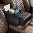 thumbnail image 1 of 2026 New 5 in1 Car Armrest Storage Box,Multifunctional Leather Box Pad with Cup Holder & Phone Bag,Comfortable Center Console Cover for Elbow Support -, 1 of 6