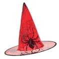 thumbnail image 1 of Novedad Arañas Sombrero de Gorra de mago Accesorios de disfraces de de Halloween rojo, 1 of 9