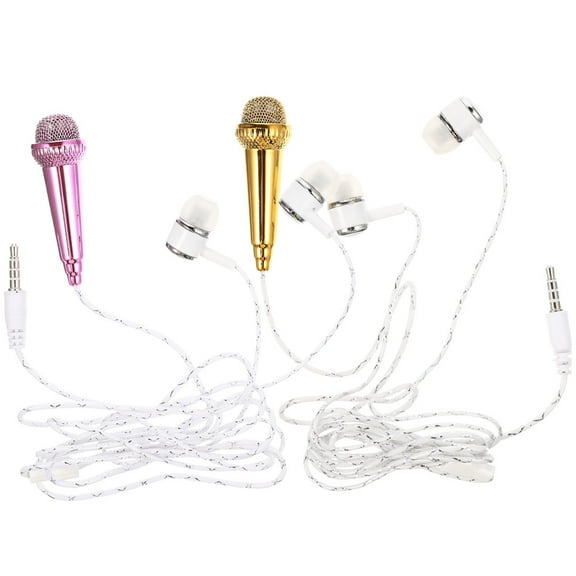 FRCOLOR 2 Pcs USB Mini Microphone Compatible Microphone 5.8x1.8cm