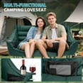thumbnail image 4 of Slsy Oversized Camping Chair, XXXL Two Person Folding Loveseat Double Camping Chair, Heavy Duty Folding Chairs Moon Chair Lawn Chairs for Outdoor Sports, Camping, Patio, Picnics, Supports 990 LBS, 4 of 9